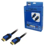 LogiLink CHB1115 HDMI 1.4 Cable HDMI male - HDMI male 15m Μπλε CHB1115