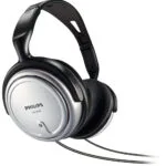 Philips SHP2500 Ενσύρματα Over Ear Ακουστικά Μαύρα / Ασημί
