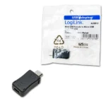 LogiLink AU0010 Μετατροπέας micro USB male σε mini USB female 1τμχ
