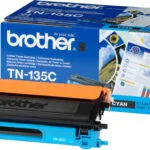 Brother TN-135C Γνήσιο Toner Laser Εκτυπωτή Κυανό High Capacity 4000 Σελίδων TN-135C