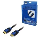 LogiLink CHB1101 HDMI 1.4 Cable HDMI male - HDMI male 1m Μαύρο CHB1101