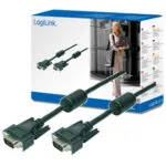 LogiLink VGA Cable D-Sub 15-pin male - D-Sub 15-pin male 15m (CV0017)