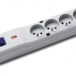 Lestar LV530W5 Πολύπριζο 5 Θέσεων με Διακόπτη και Καλώδιο 5m Γκρι 1966002242
