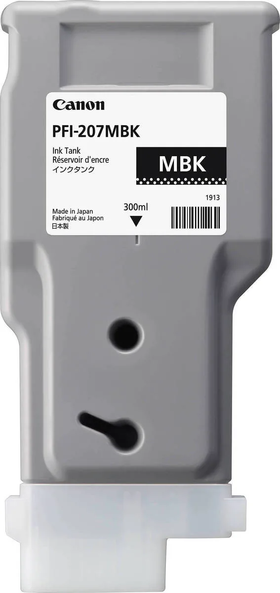 20150220132839_canon_pfi_207_matte_black_300ml_8788b001 Canon PFI-207 Γνήσιο Μελάνι Εκτυπωτή InkJet Matte Μαύρο (8788B001) - Image 1