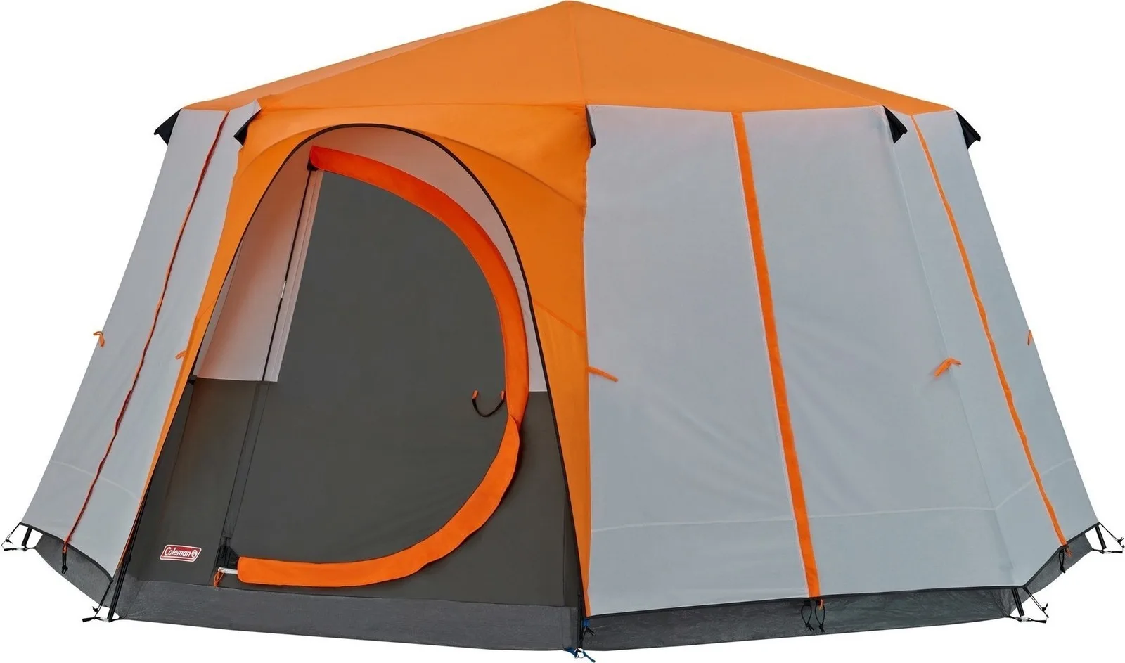 Coleman Octagon 8 Σκηνή Camping Πορτοκαλί με Διπλό Πανί 3 Εποχών για 8 Άτομα 396x396x208εκ. 2000019550 - Image 1
