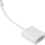 Sharkoon mini DisplayPort to VGA Μετατροπέας mini DisplayPort male σε VGA female Λευκό 1τμχ