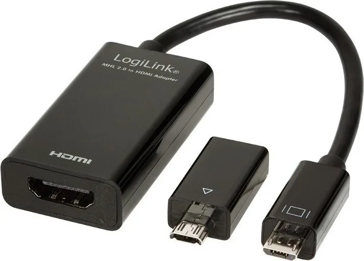 20151021145803_logilink_mhl_male_hdmi_female_with_adapter_ua0142a LogiLink MHL male - HDMI female with Adapter (UA0142A) - Image 1
