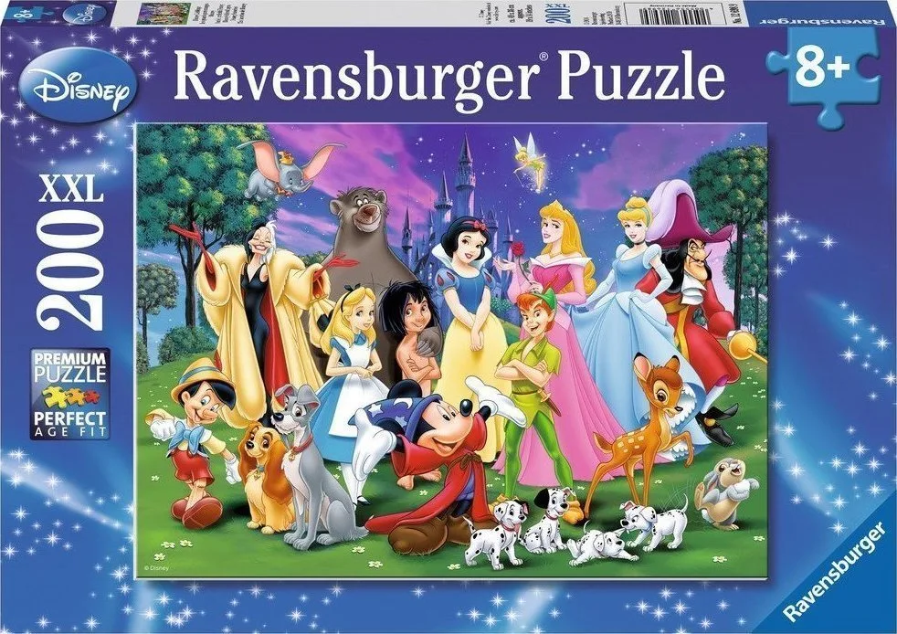 20151118175053_oi_agapimenoi_tis_disney_200pcs Παιδικό Puzzle Οι Αγαπημένοι της Disney για 8+ Ετών 200pcs 12698 Ravensburger - Image 1