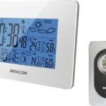Sencor SWS 51 W Ασύρματος Μετεωρολογικός Σταθμός Ψηφιακός Επιτραπέζιος Λευκός
