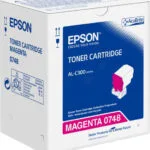 Epson C13S050748 Γνήσιο Toner Laser Εκτυπωτή Ματζέντα 8800 Σελίδων C13S050748
