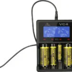 XTAR VC4 USB Φορτιστής 4 Μπαταριών Li-ion/Ni-MH Μεγέθους AA/AAA/D/18650