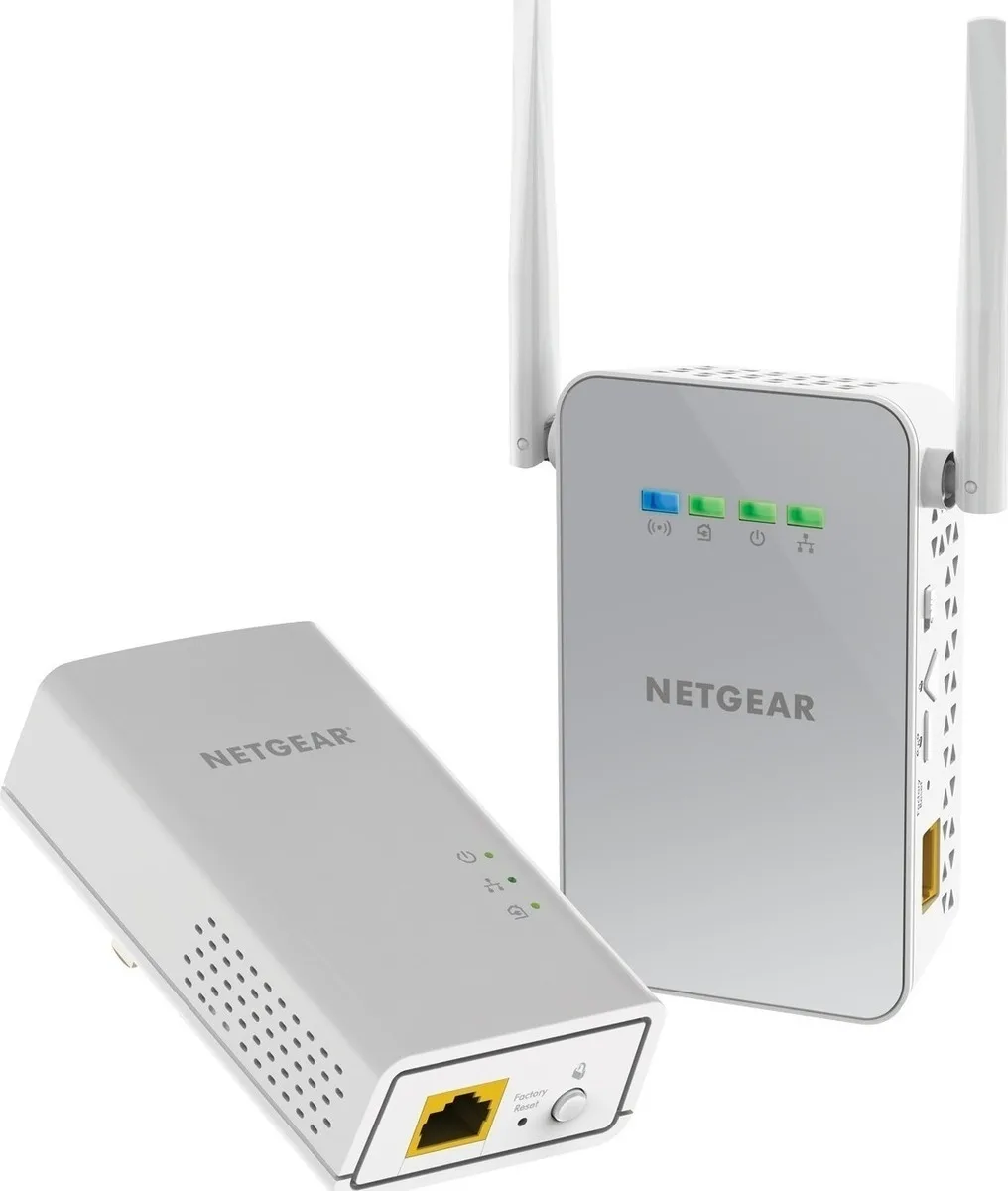 20160525110235_netgear_plw1000 NetGear PLW1000 Powerline Διπλού Kit για Ασύρματη Σύνδεση Wi‑Fi 5 και 2 Θύρες Gigabit Ethernet - Image 1