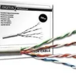 Digitus U/UTP Cat.5e Καλώδιο Δικτύου Ethernet χωρίς ακροδέκτες 100m Γκρι 1τμχ DK-1511-V-1