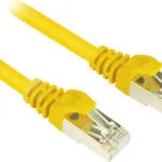 Sharkoon S/FTP Cat.6 Καλώδιο Δικτύου Ethernet 3m Κίτρινο 1τμχ 4044951014798