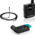 Sennheiser AVX-MKE2 SET Σετ Ασύρματο Πυκνωτικό Μικρόφωνο Πέτου, Clip On, Ζώνης για Κάμερα