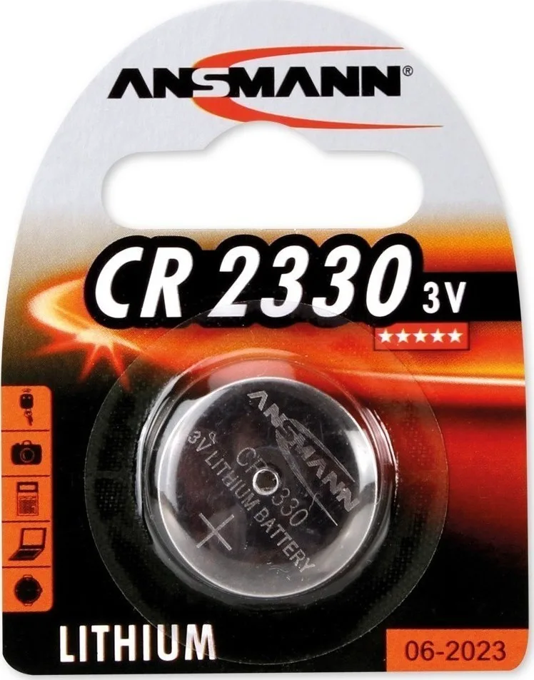 20160622165043_ansmann_cr2330_1tmch Ansmann Μπαταρία Λιθίου Ρολογιών CR2330 3V 1τμχ - Image 1