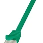 LogiLink U/UTP Cat.6 Καλώδιο Δικτύου Ethernet 0.5m Πράσινο 1τμχ CP2025U