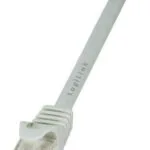 LogiLink U/UTP Cat.6 Καλώδιο Δικτύου Ethernet 2m Γκρι 1τμχ CP2052U