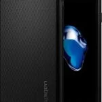 Spigen Liquid Air Armor Back Cover Σιλικόνης Μαύρο (iPhone 7 / 8 / SE 2020 / SE 2022) 042CS20511