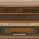 Denver Vintage MCR-50 Πικάπ με Προενίσχυση και Ενσωματωμένα Ηχεία Καφέ