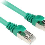 Sharkoon S/FTP Cat.6a Καλώδιο Δικτύου Ethernet 1.5m Πράσινο 1τμχ