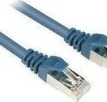 Sharkoon S/FTP Cat.6 Καλώδιο Δικτύου Ethernet 0.5m Μπλε 1τμχ