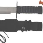 Mil-Tec Special Forces Μαχαίρι Επιβίωσης Μαύρο σε Θήκη 15368000