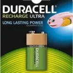 Duracell Recharge Ultra Επαναφορτιζόμενη Μπαταρία 9V Ni-MH 170mAh 1τμχ