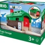 Brio Toys Train Garage Σετ με Τρενάκι από Ξύλο 33574