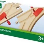 Brio Toys Mechanical Switches Ράγες Σιδηρόδρομου για 3+ Ετών 33344