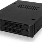 Icy Dock MB992SK-B ToughArmor Full Metal 2x 2.5Inch Hot-Swap SATA/SAS HDD/SSD Mobile Rack Backplane Cage for External 3.5Inch Drive Bay Μαύρο MB992SK-B