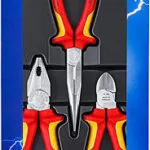 Knipex Σετ Πένσες Μήκους 180mm 3τμχ 00 20 12