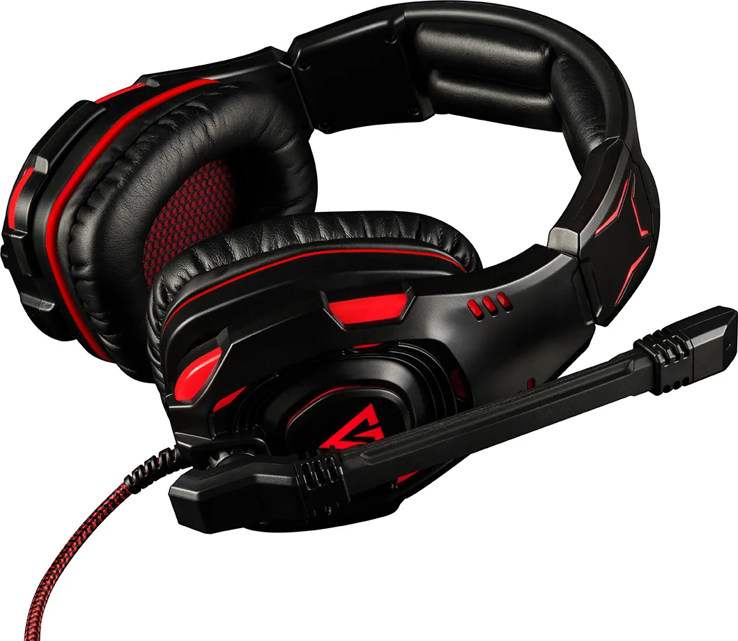 20170621103349_modecom_mc_832 Modecom MC-832 Over Ear Gaming Headset με σύνδεση USB Κόκκινο - Image 1
