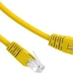 Cablexpert U/UTP Cat.6 Καλώδιο Δικτύου Ethernet 1m Κίτρινο 1τμχ PP6U-1M/Y