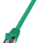LogiLink S/FTP Cat.6a Καλώδιο Δικτύου Ethernet 2m Πράσινο 1τμχ CQ3055S