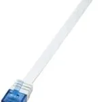 LogiLink SlimLine Flat U/UTP Cat.5e Καλώδιο Δικτύου Ethernet 20m Λευκό (CP0141)