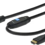 Digitus HDMI 1.4 Cable HDMI male - HDMI male 15m Μαύρο AK-330118-150-S
