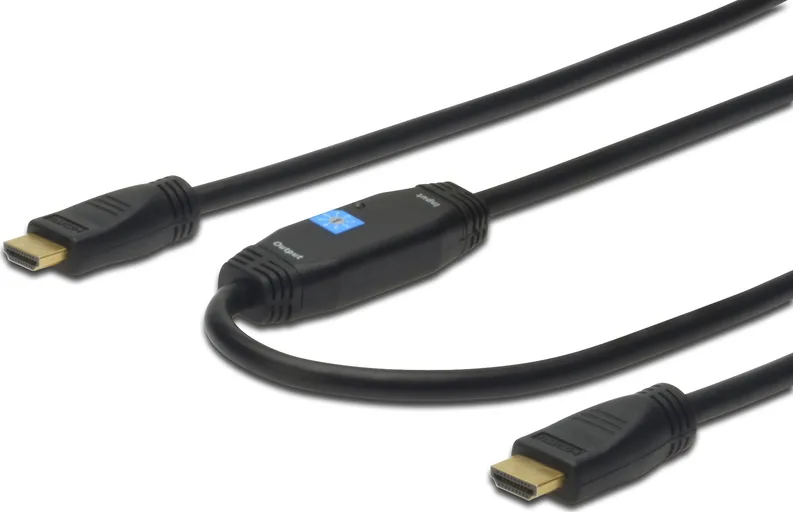 Digitus HDMI 1.4 Cable HDMI male - HDMI male 15m Μαύρο AK-330118-150-S - Image 1