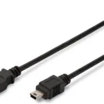 Digitus USB 2.0 Cable USB-A male - mini USB-B male 1.8m (AK-300108-018-S)