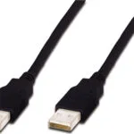 Digitus USB 2.0 Cable USB-A male - USB-A male 1m (AK-300100-010-S)