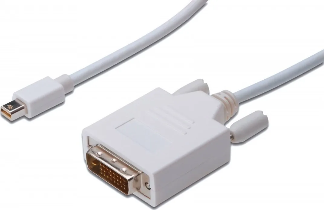 Digitus Cable DVI-D male - mini DisplayPort male 2m (AK-340305-020-W) - Image 1