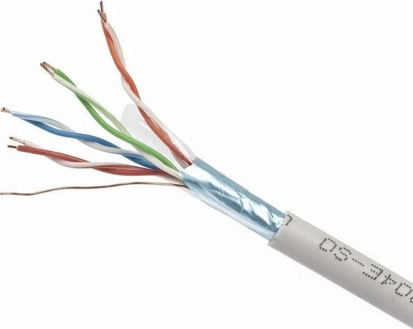 Cablexpert U/FTP (STP) Cat.5e Καλώδιο Δικτύου Ethernet χωρίς ακροδέκτες 305m Γκρι 1τμχ FPC-5004E-SOL - Image 1