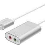 Unitek Εξωτερική USB Κάρτα Ήχου 2.0 σε Ασημί χρώμα Y-247A