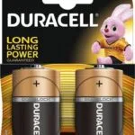 Duracell Αλκαλικές Μπαταρίες D 1.5V 2τμχ