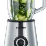 Severin Μπλέντερ με Γυάλινη Κανάτα 1 lt 500W Inox SM 3734