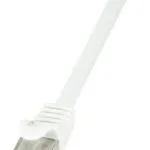 LogiLink U/UTP Cat.6 Καλώδιο Δικτύου Ethernet 1m Λευκό 1τμχ CP2031U