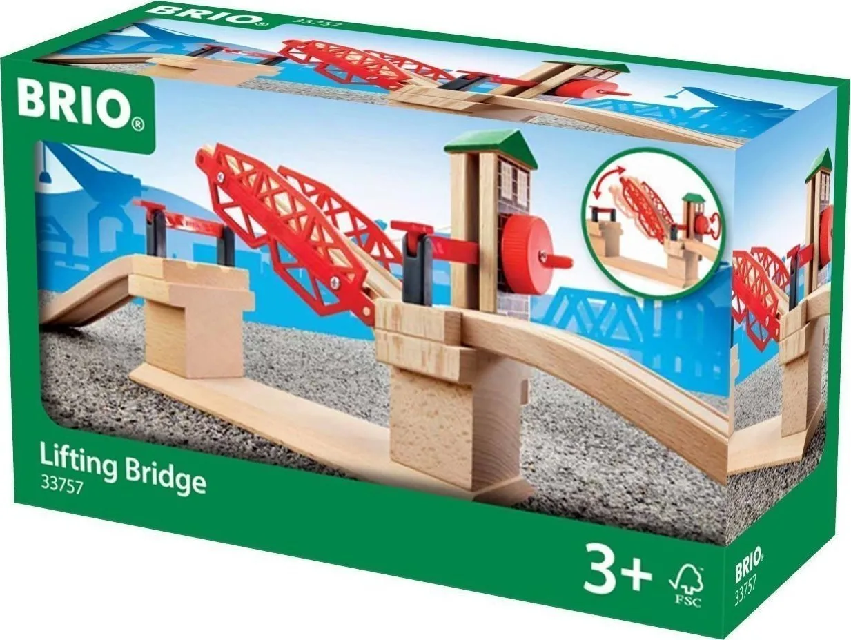 20171009154046_brio_toys_lifting_bridge Brio Toys Lifting Bridge Αξεσουάρ Σιδηρόδρομου για 3+ Ετών 33757 - Image 1
