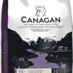 Canagan Light Senior Sterilised Ξηρά Τροφή Διαίτης, χωρίς Σιτηρά για Ηλικιωμένες Στειρωμένες Γάτες με Λαχανικά 1.5kg