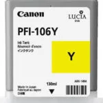 Canon PFI-106 Γνήσιο Μελάνι Εκτυπωτή InkJet Κίτρινο (6624B001)