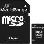 MediaRange microSDHC 8GB Class 10 High Speed με αντάπτορα